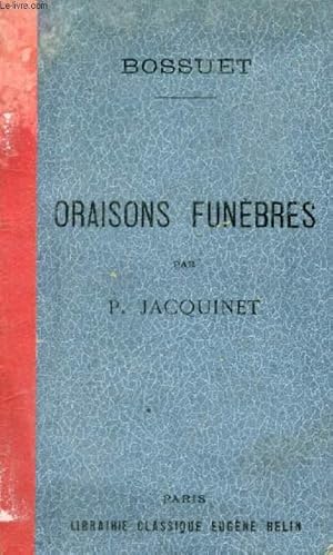 Imagen del vendedor de ORAISONS FUNEBRES a la venta por Le-Livre