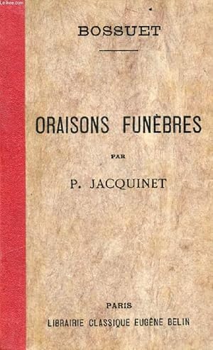 Seller image for ORAISONS FUNEBRES for sale by Le-Livre