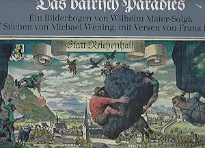Das bairisch Paradies. Ein Bilderbogen von Wilhelm Maier-Solgk auf Stichen von Michael Wening, mi...