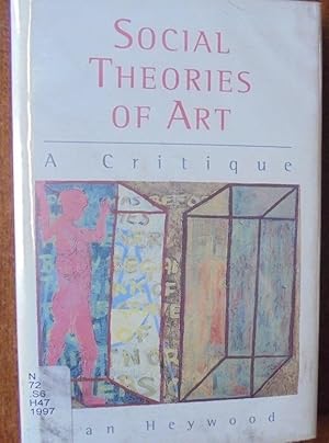 Imagen del vendedor de Social Theories of Art: A Critique a la venta por Mullen Books, ABAA