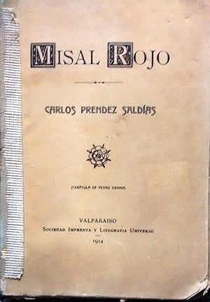 Bild des Verkufers fr Misal Rojo. Cartula de Pedro Sienna zum Verkauf von Librera Monte Sarmiento
