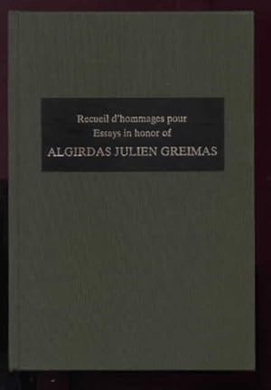 Exigences et Perspectives de La Sémiotique. Recueil d'Hommages Pour Algirdas Julien Greimas. Tome...