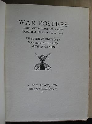 War Posters, Issued By Belligerent and Neutral Nations 1914-1919 by ...