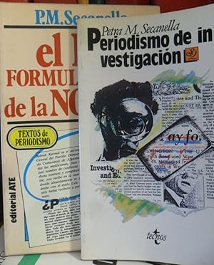 PERIODISMO DE INVESTIGACIÓN + EL LID , FÓRMULA INICIAL DE LA NOTICIA (2 libros)