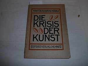 Image du vendeur pour Die Krisis der Kunst. mis en vente par Der-Philo-soph