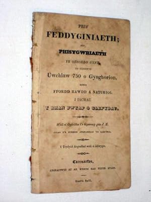 Bild des Verkufers fr Prif Feddyginiaeth Sef Phisygwriaeth yr Oesoedd Gynt, yn cynnwys Uwchlaw 750 o Gynghorion mewn ffordd hawdd a naturiol i iachau y rhan fwyaf o Glefydau. zum Verkauf von Tony Hutchinson