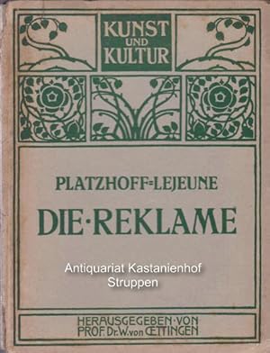 Imagen del vendedor de Die Reklame a la venta por Antiquariat Kastanienhof