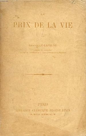 Bild des Verkufers fr LE PRIX DE LA VIE zum Verkauf von Le-Livre