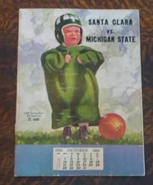 Santa Clara Vs. Michigan State Program Sunday October 18, 1941