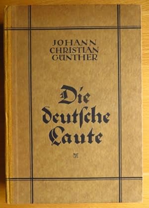 Seller image for Die deutsche Laute. Ausw. u. Einl. von Hermann Wendel for sale by Antiquariat Blschke