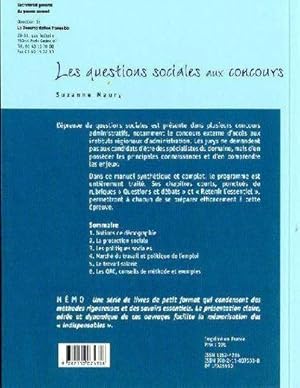 Les questions sociales aux concours