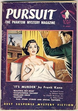 Imagen del vendedor de PURSUIT THE PHANTOM MYSTERY MAGAZINE - April 1955 (v1.#2) a la venta por Gene Zombolas