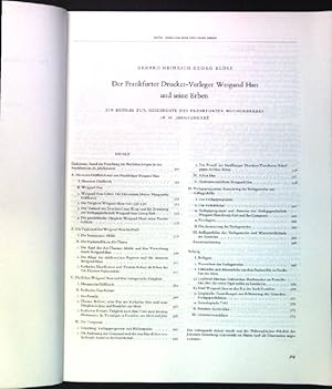 Imagen del vendedor de Der Frankfurter Drucker-Verleger Weingand Han und seine Erben: Ein Beitrag zur Geschichte des frankfurter Buchgewerbes im 16. Jahrhundert Vorlage zur Dissertation von Erhard Heinrich Georg Kl; a la venta por books4less (Versandantiquariat Petra Gros GmbH & Co. KG)