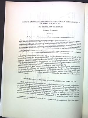 Seller image for Lebens- und Wirtschaftsformen iranischer Bergnomaden im Strukturwandel; for sale by books4less (Versandantiquariat Petra Gros GmbH & Co. KG)