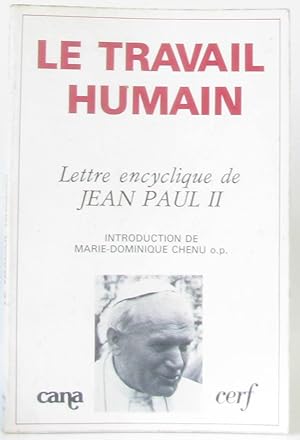 Immagine del venditore per Lettre encyclique du souverain pontife Jean-Paul II sur le travail humain : A l'occasion du 90e anniversaire de l'encyclique venduto da crealivres
