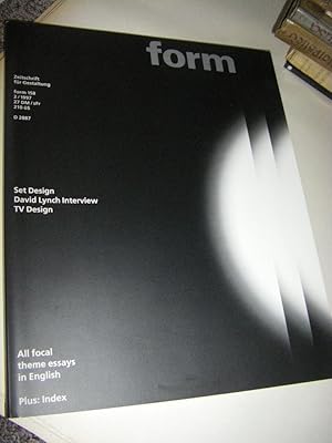 form - Zeitschrift für Gestaltung. Heft 158, 2 - 1997