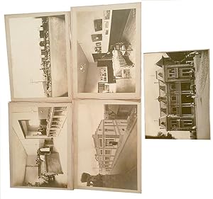 Lot de 5 grandes photographies anciennes originales de tananarive du photographe Ramilijaona. Vue...