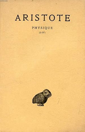 Seller image for PHYSIQUE, TOME I (I-IV) for sale by Le-Livre