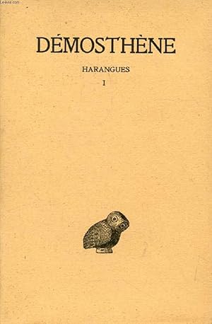 Seller image for HARANGUES, TOME 1 (Sur les Symmories, Pour les Mgalopolitains, Premire Philippique, Pour la Libert des Rhodiens, Sur l'Organisation Financire, Olynthiennes) for sale by Le-Livre