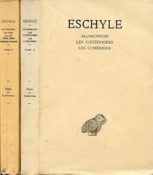 Bild des Verkufers fr ESCHYLE, 2 TOMES (LES SUPPLIANTES, LES PERSES, LES SEPT CONTRE THEBES, PROMETHEE ENCHAINE / AGAMEMNON, LES CHOEPHORES, LES EUMENIDES) zum Verkauf von Le-Livre