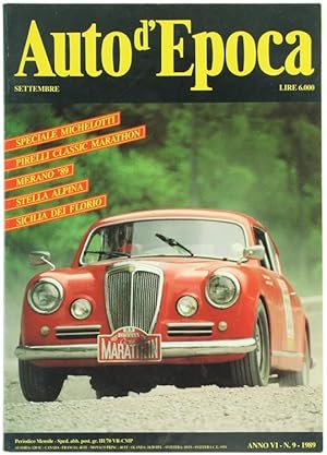 AUTO D'EPOCA. Anno VI - N. 9 - SETTEMBRE 1989.: