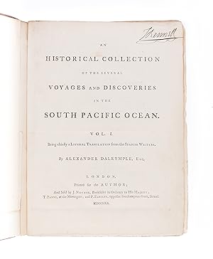 Seller image for An Historical Collection of the Several Voyages and Discoveries in the South Pacific Ocean for sale by Maggs Bros. Ltd ABA, ILAB, PBFA, BA