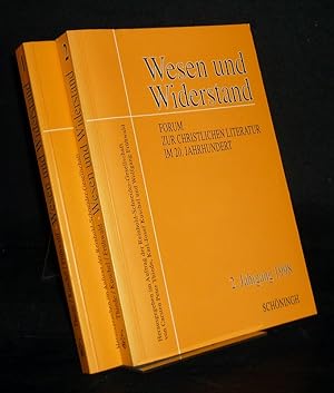 Imagen del vendedor de Wesen und Widerstand. Forum zur christlichen Literatur im 20. Jahrhundert. [2 Bnde]. Jahrgang 1 (1997) und 2 (1998). a la venta por Antiquariat Kretzer