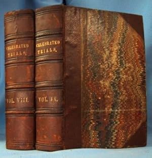 CLEBRATED TRIALS VOL #1 CRIMINAL TRIALS; VOL #2 THE GUNPOWDER PLOT Volumes 8 & 9 of the Library o...