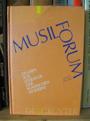 Seller image for Musil-Forum, Band 27 (2001/2002): Studien Zur Literatur Der Klassischen Moderne for sale by PsychoBabel & Skoob Books