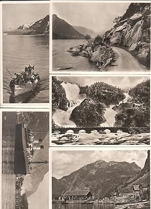 16 Postkarten Ansichtskarten der Nordland-Reise mit der Monte Pascoal aus dem Jahr 1931. Hinten j...