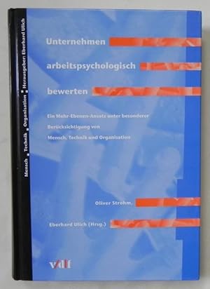 Unternehmen arbeitspsychologisch bewerten.Ein Mehr-Ebenen-Ansatz unter besonderer Berücksichtigun...