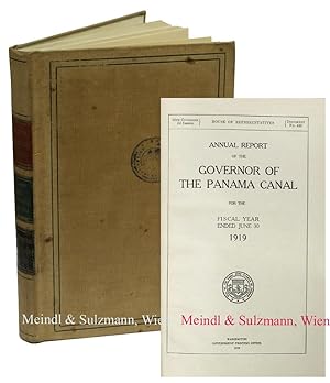 Annual Report of the Governor of the Panama Canal for the Fiscal Year ended June 30 1919.