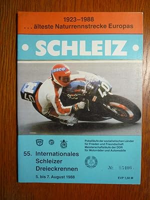 55. Internationales Schleizer Dreieck Rennen 1988 - Meisterschaftslauf der DDR für Motorräder und...