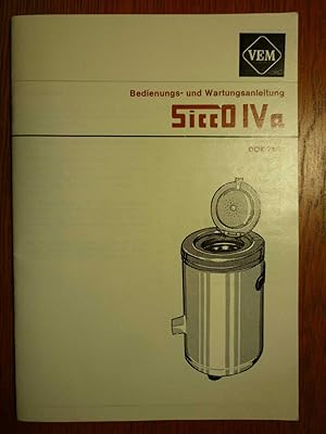 VEM SICCO IVa - Haushalt - Wäscheschleuder mit Nachspüleinrichtung - DOK 78/81 - Original Bedienu...