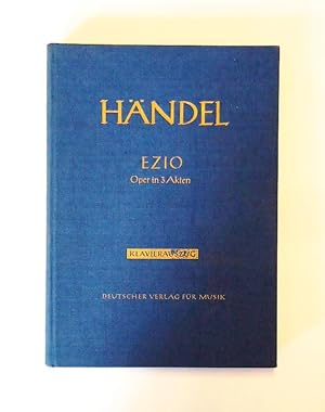 EZIO. Oper in drei Akten von Pietro Metastasio. Ins Deutsche übersetzt von Herbert Koch. Texteinr...