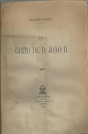 O OBITO DE D. JOÃO II