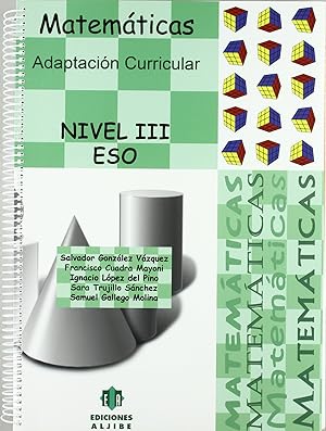 Imagen del vendedor de Adaptacin curricular Matematicas nivel III. ESO a la venta por Imosver