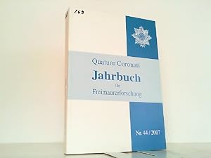 Jahrbuch für Freimaurerforschung Nr. 44 / 2007.