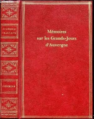 Bild des Verkufers fr MEMOIRES SUR LES GRANDS-JOURS D'AUVERGNE en 1665 zum Verkauf von Le-Livre