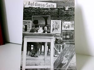 Originalfoto Gerd Kreutschmann. Nachkriegszeit Berlin - West, Kunstmarkt Krezberg. V6259