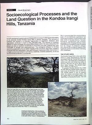 Seller image for Socioecological Processes and the Land Question in the Kondoa Irangi Hills, Tanzania; for sale by books4less (Versandantiquariat Petra Gros GmbH & Co. KG)