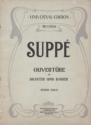 Bild des Verkufers fr Ouvertre zu Dichter und Bauer. Fr Pianoforte zu zwei Hnden zum Verkauf von Versandantiquariat Bolz