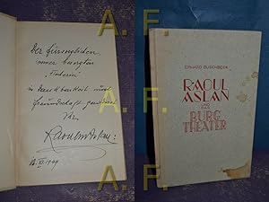 Seller image for Raoul Aslan und das Burgtheater. for sale by Antiquarische Fundgrube e.U.