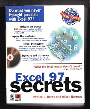 Seller image for EXCEL 97 SECRETS - CON CR for sale by Libreria 7 Soles