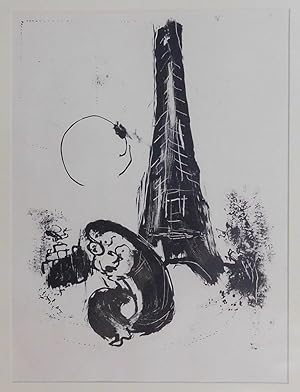 Bild des Verkufers fr Mutter und Kind am Eiffelturm. Mre et enfant  la Tour Eiffel zum Verkauf von Antiquariat Martin Barbian & Grund GbR