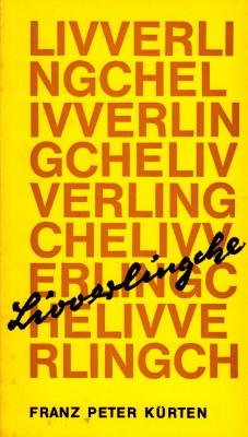 Seller image for Livverlingche. Gedichtsammlung. for sale by Antiquariat Jenischek
