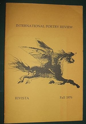 Seller image for International Poetry Review Volume II No.2 Fall 1976 for sale by biblioboy