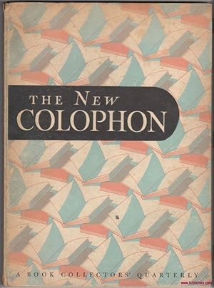 The New Colophon Volume I Part 3 July 1948