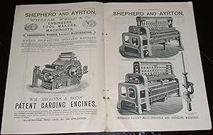 Shepard & Ayrton 1886 Illustrated Double Page Advertisement