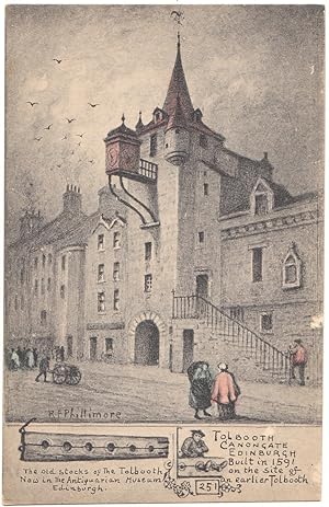 An Original 1915 Postcard of Tolbooth Canongate Edinburgh by R. P. Phillimore